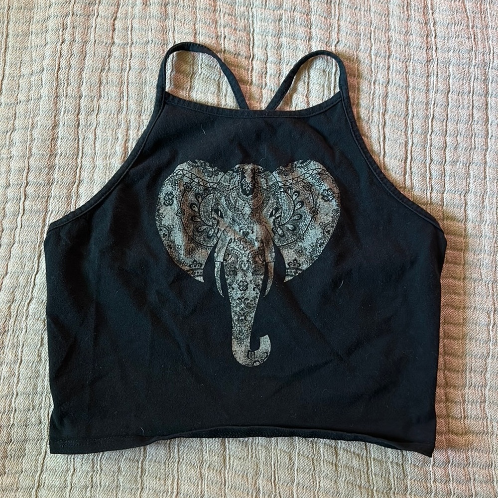 Cross Back- Cropped Tank